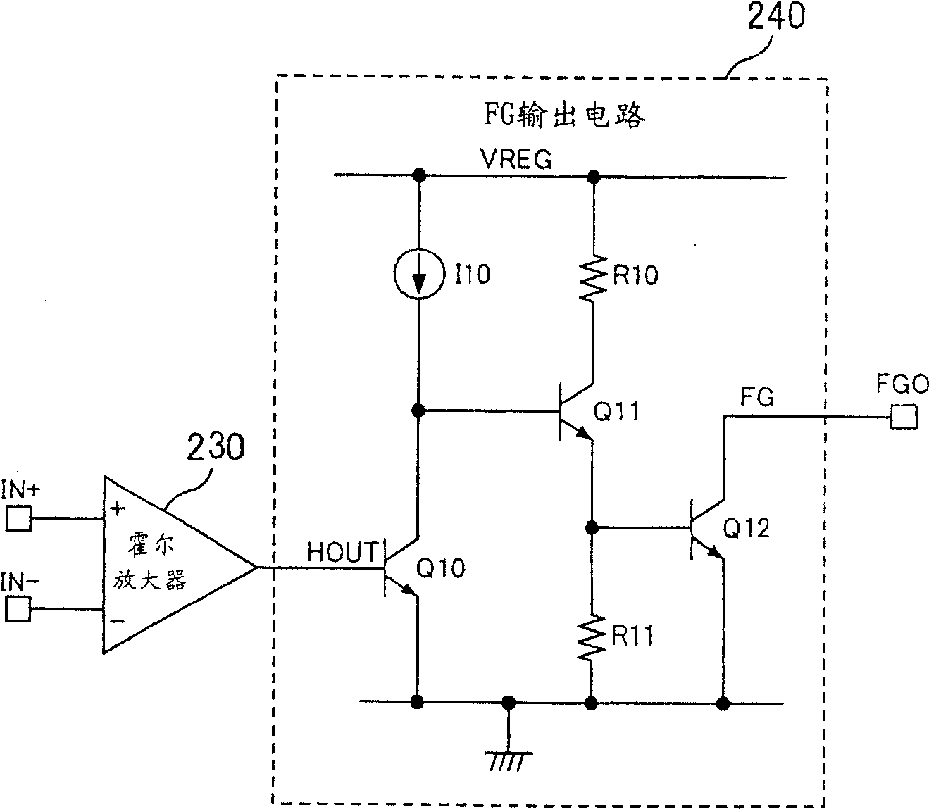 Motor speed control circuit