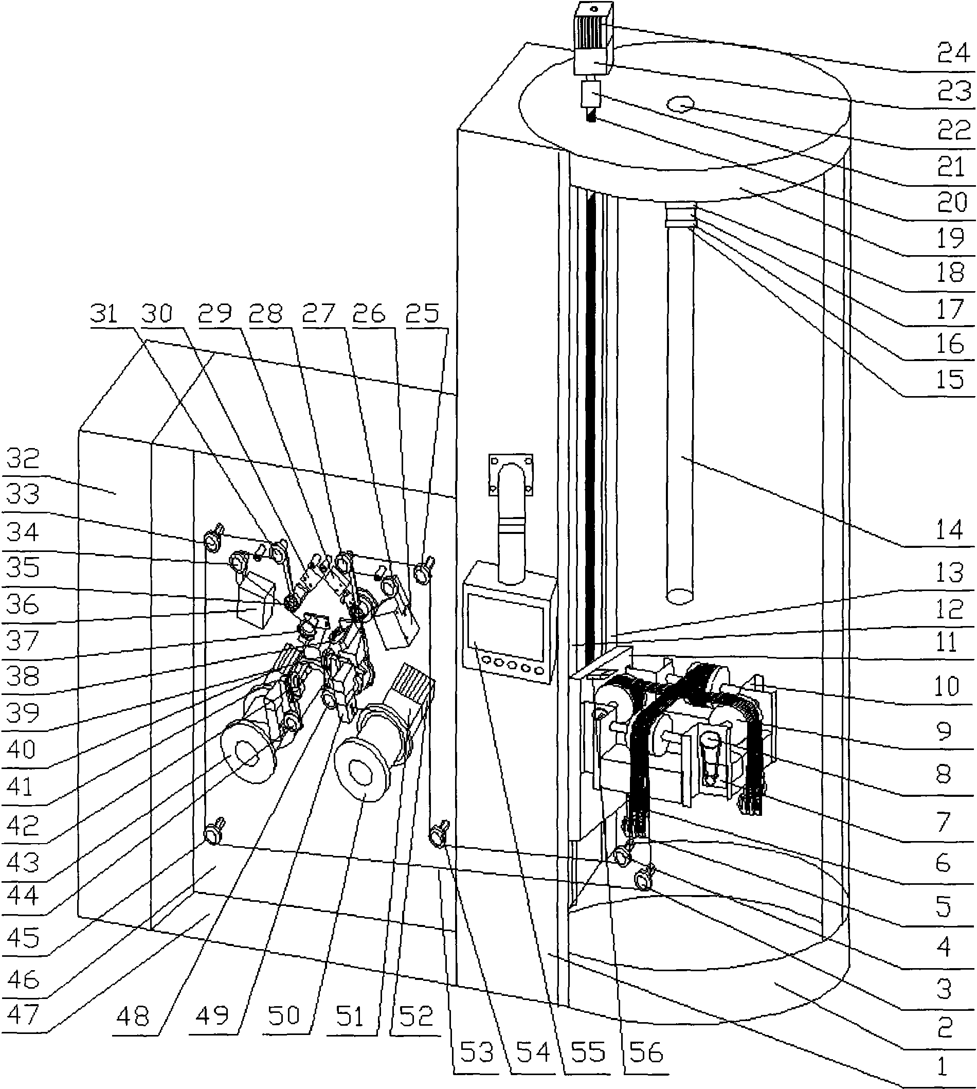 Multiline cutting machine of numerical-control polysilicon silicon