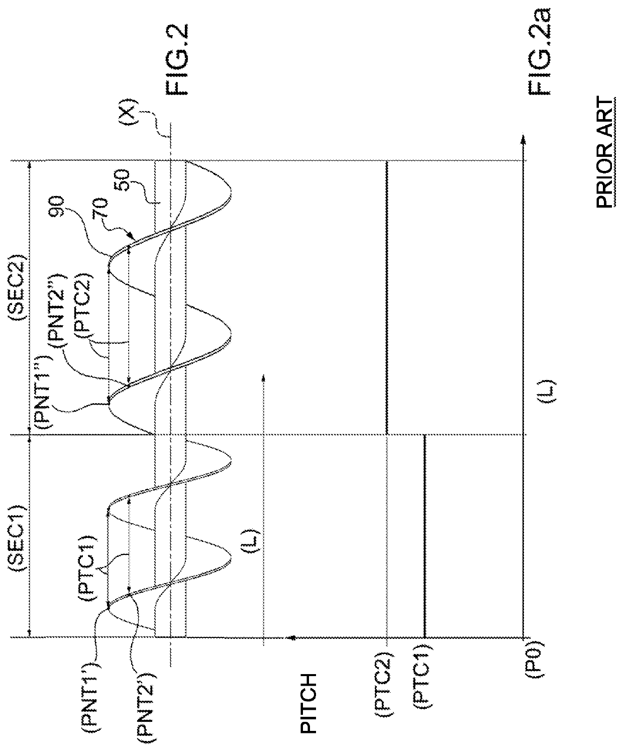 Screw conveyor to convey powdery material, in particular cement or the like