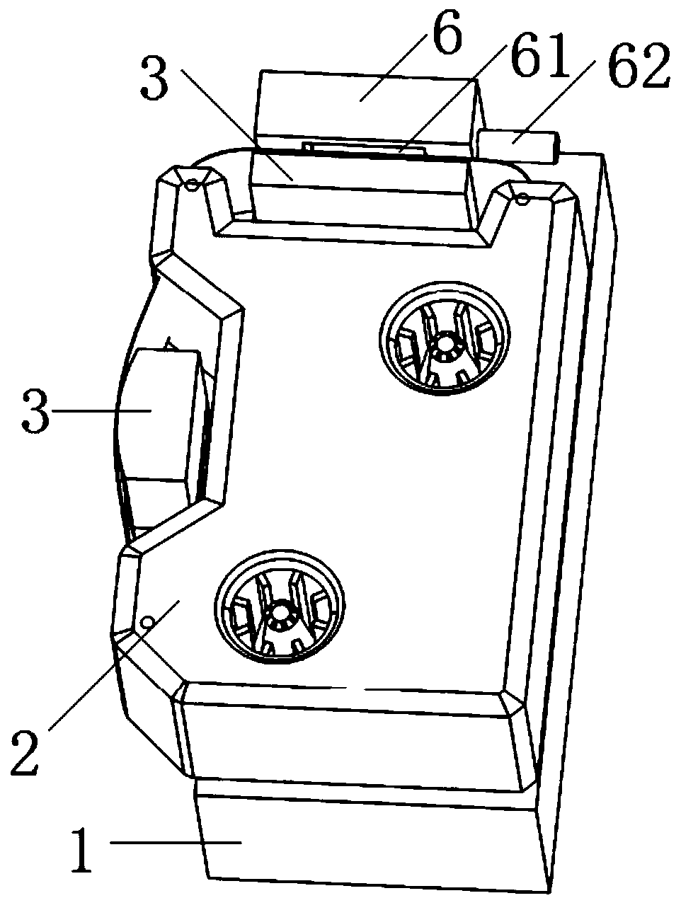 Device for sampling through continuous wiping, and sample feeding system for conveying gas