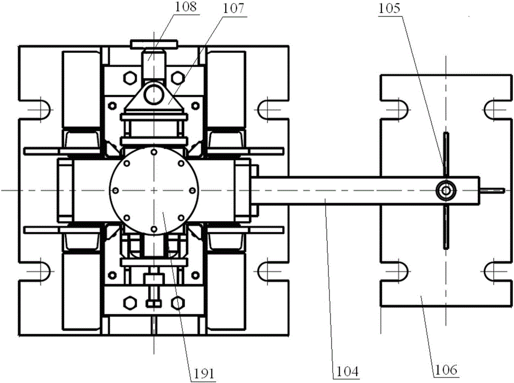 Elastic side bearing fatigue test device and method