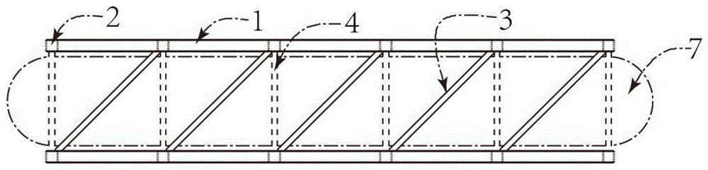 An airbag-filled truss for large offshore platforms