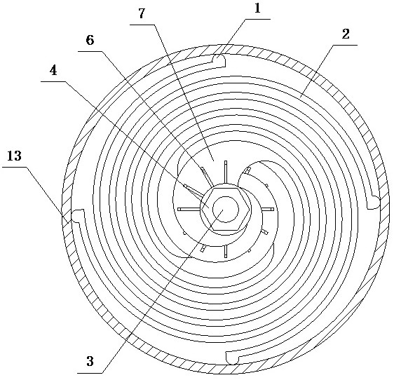 Cable core shaping device