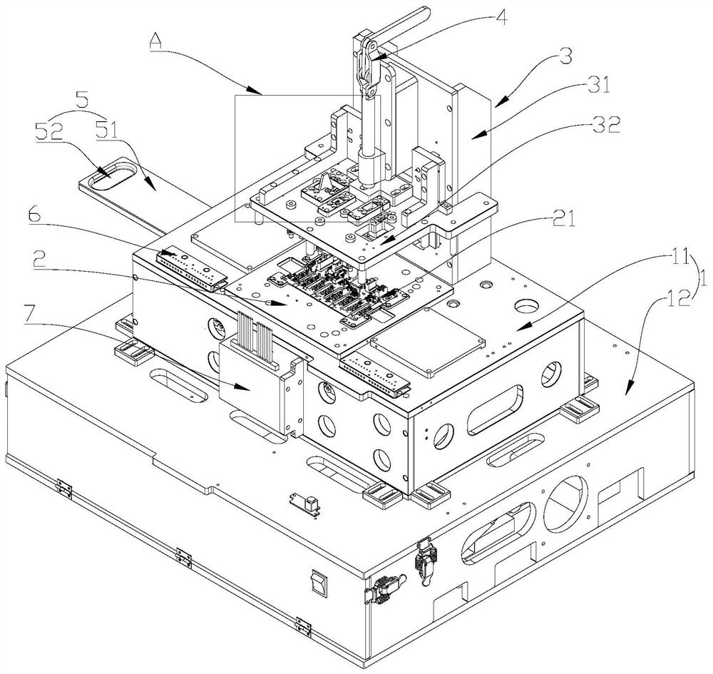 Hard disk backboard testing device