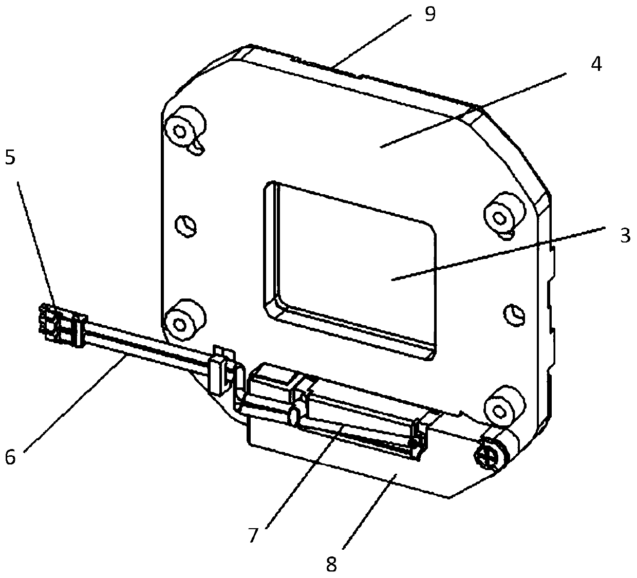 A temperature-measurable push-pull single-chip shutter structure for infrared thermal imager