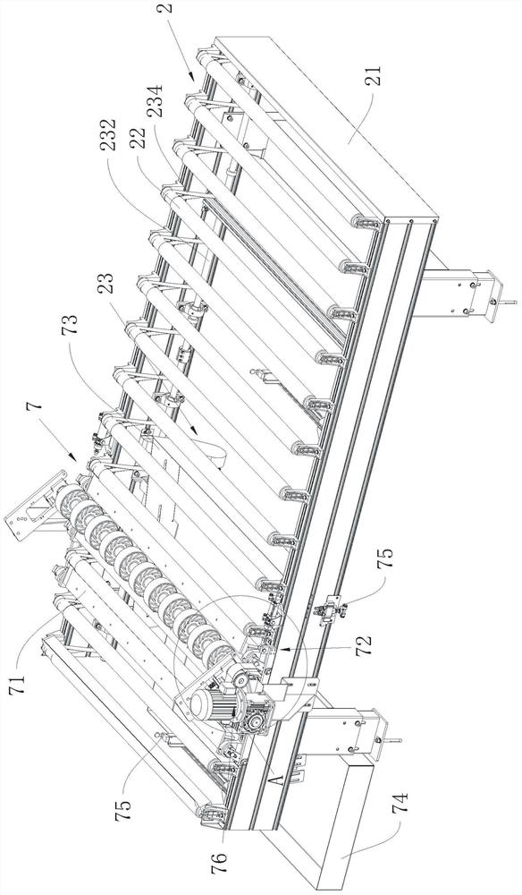 Glass packaging and temporary storage device and method thereof