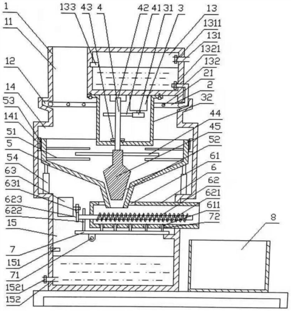 Environment-friendly intelligent construction waste treatment device