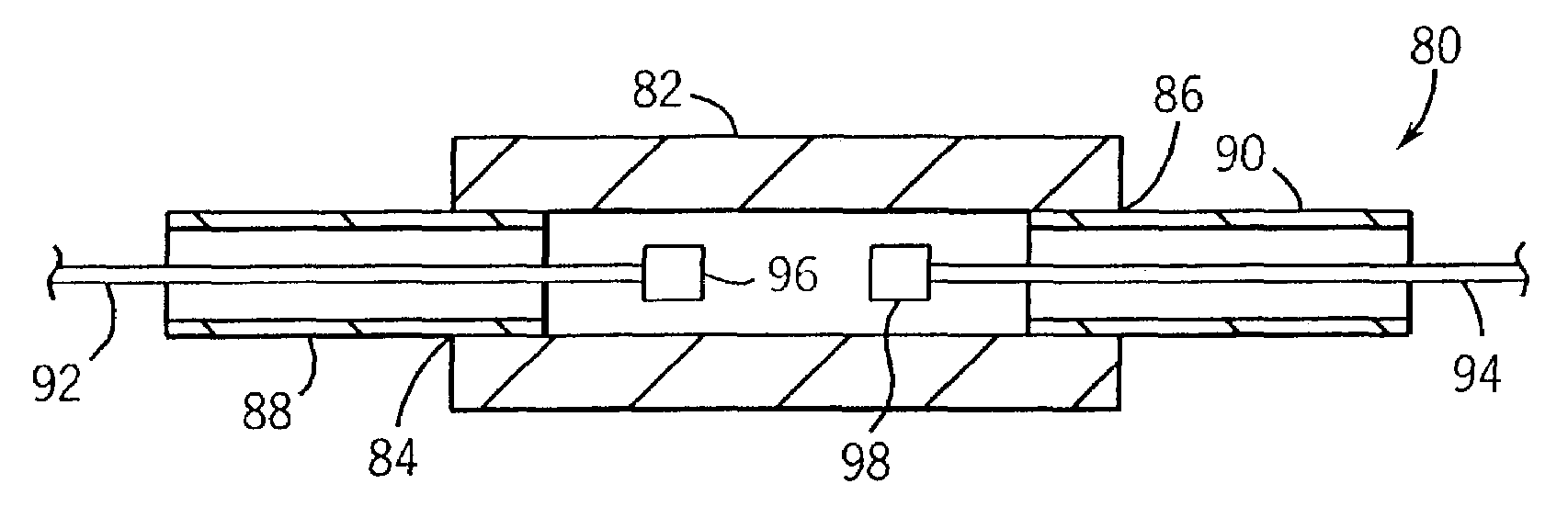 HID lamp having material free dosing tube seal