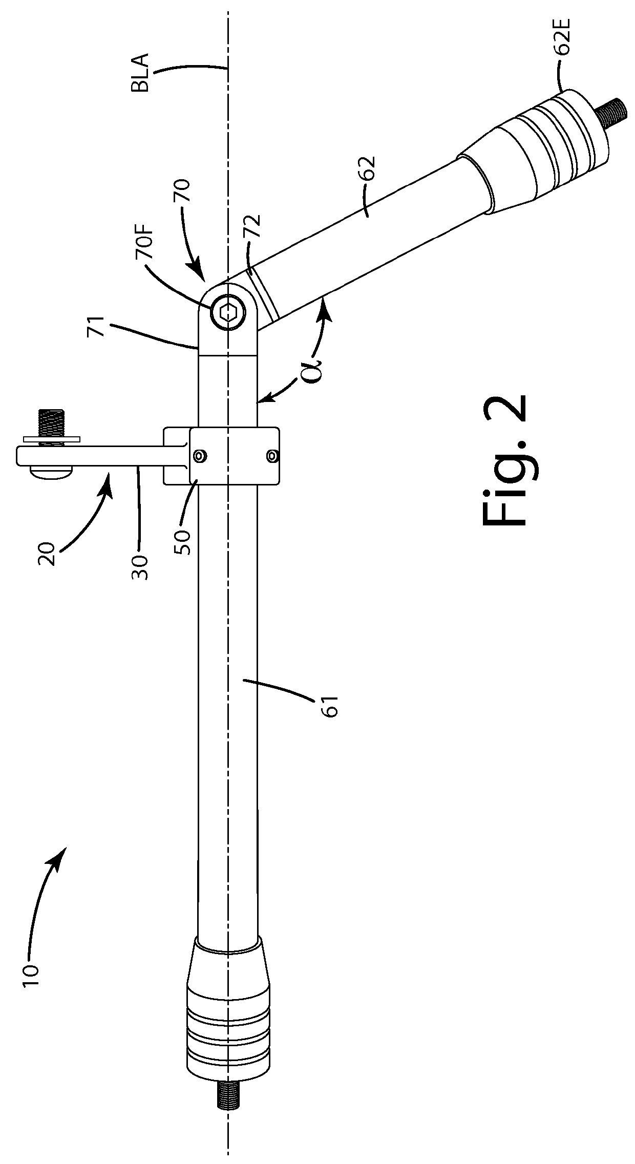 Continuous articulating archery stabilizer