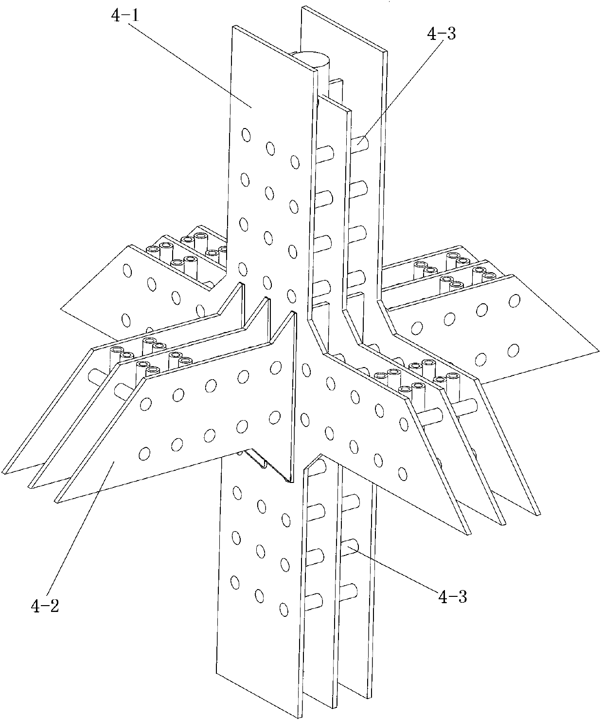 Building fabricated type integrated framework