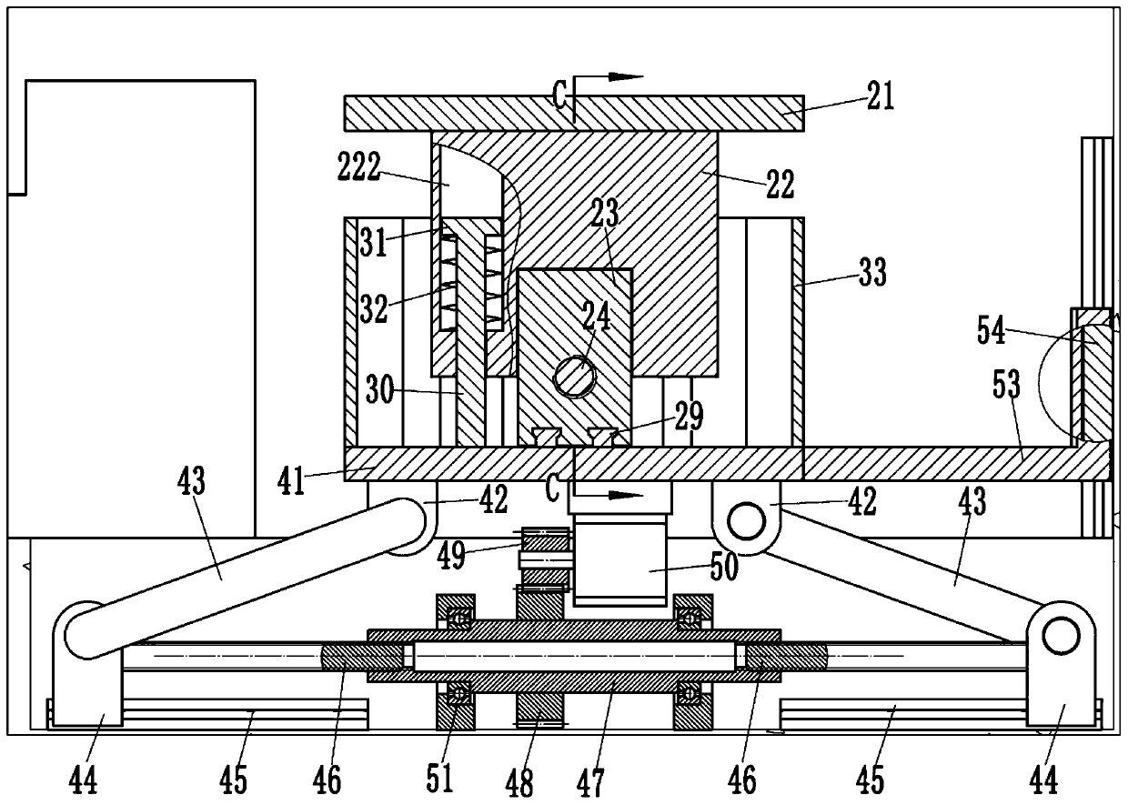 Upper limb muscle stretching training device based on self-gravity