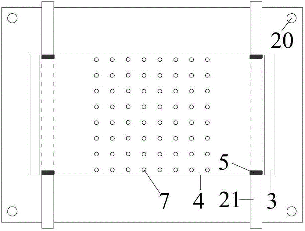 Device for quickly preparing artificially synthesized transparent soil and operation method