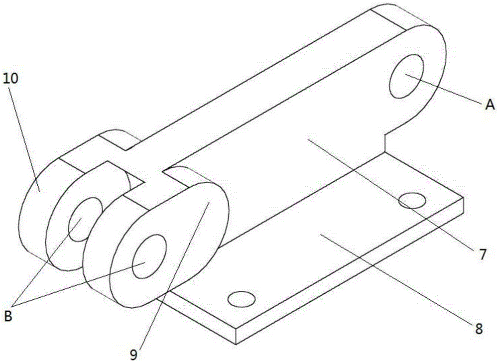 Bipitch chain transmission mechanism