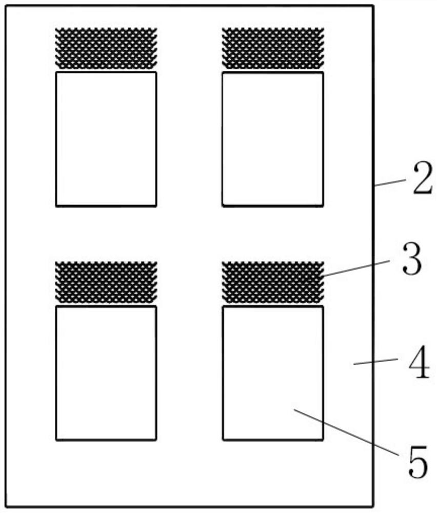 Internal component of falling film devolatilization tower with bionic structure and devolatilization tower