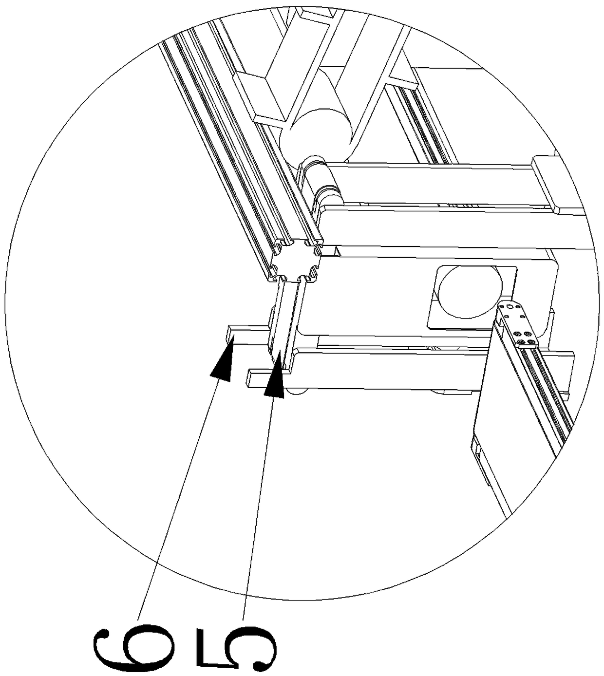 Profile efficient transfer-printing automatic production line