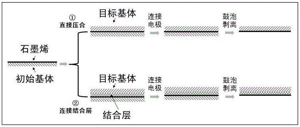 Low cost clean nondestructive transfer method of large area of graphene