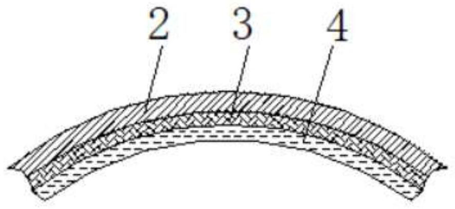 Tussah carbon fiber composite helmet based on multi-element coupling bionics and preparation method