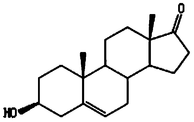 Method for producing dehydroepiandrosterone through microbial fermentation