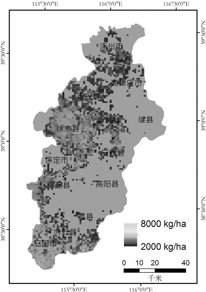 Regional crop yield estimation method based on ensemble Kalman filter assimilation