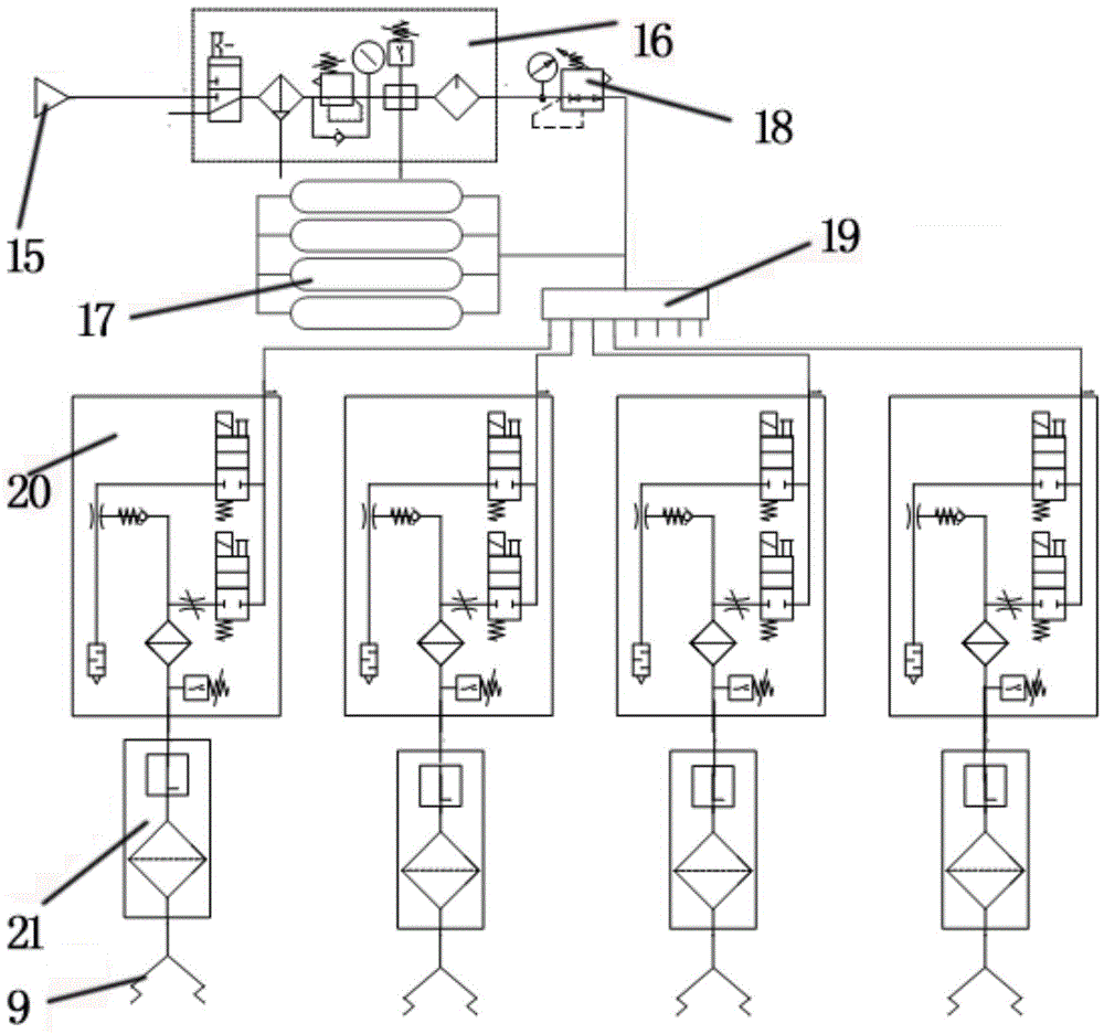 Walking mechanism and walking method of crawling robot