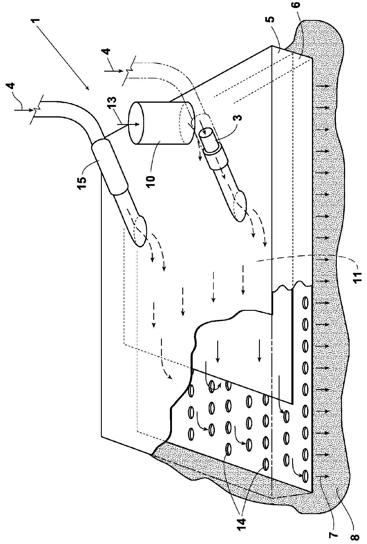 Engine exhaust-driven heating device for use in portable surface drying equipment