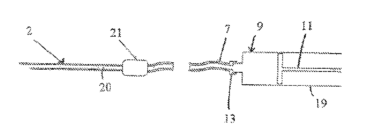 Arrangement for cell sampling