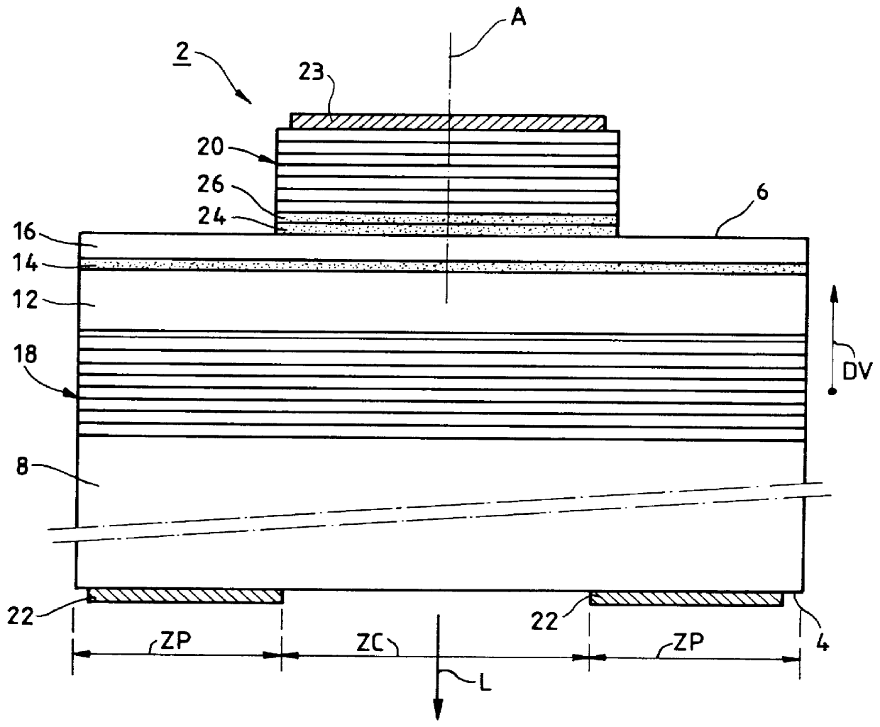 Surface emitting semiconductor laser