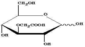 Novel tobacco humectant 3-O-carboxymethyl-D-glucose and preparation method thereof