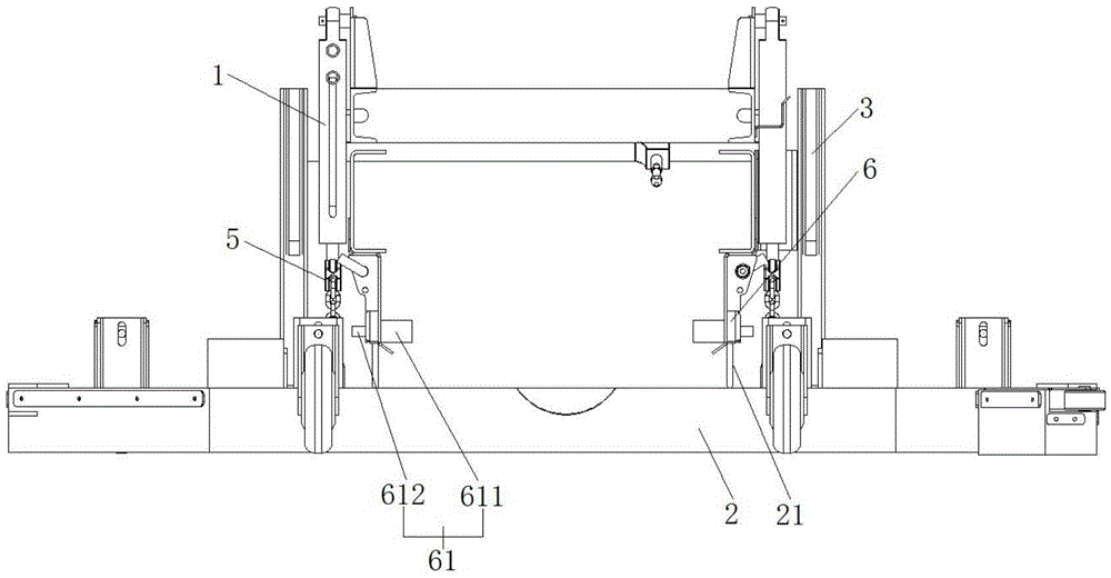 Liftable sucker mechanism of dust collection vehicle