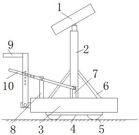 Astronomical telescope convenient to move