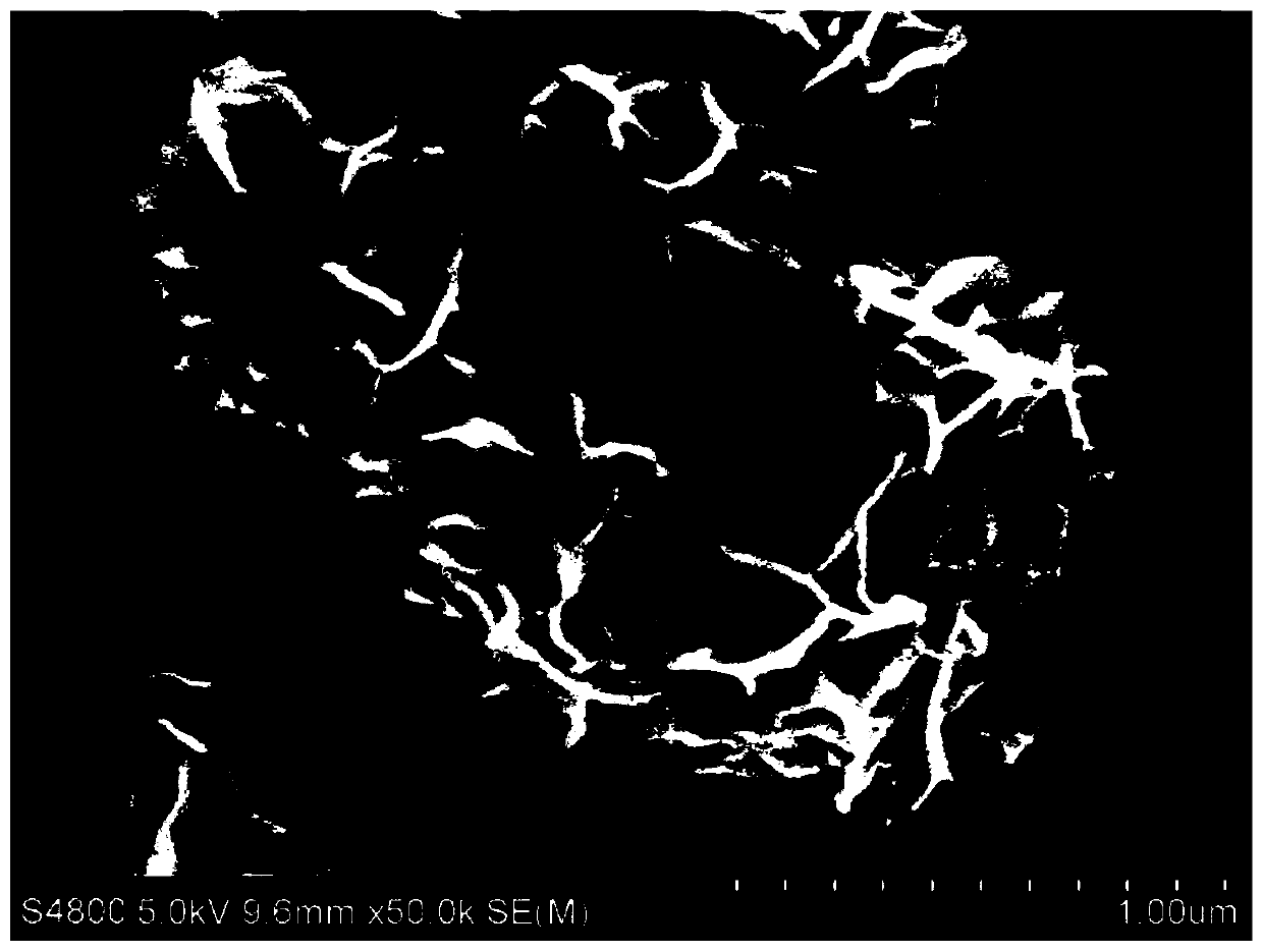 Fe-Co-S nanosheet material and preparation method thereof and application