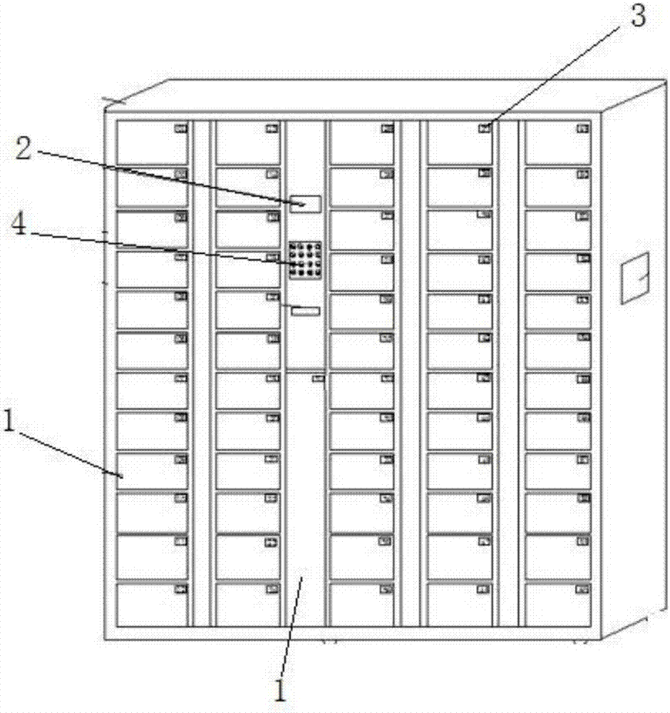 Sporting goods borrowing and returning management system based on two-dimensional code