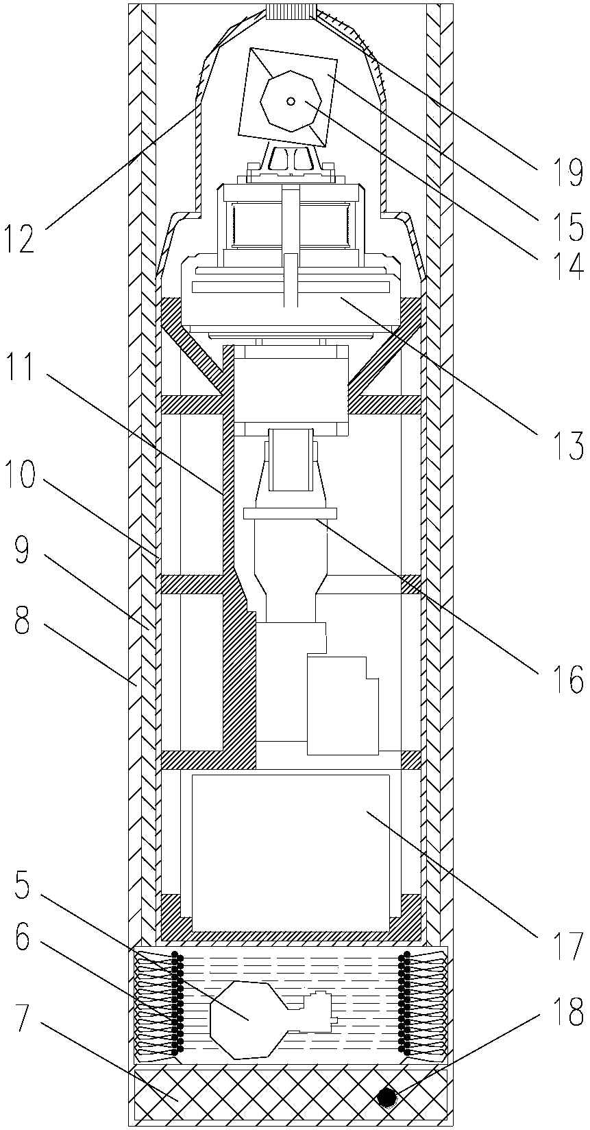 Expandable sliding sleeve type photoelectric surrounding view detecting buoy carried on underwater carrier and detecting method ofexpandable sliding sleeve type photoelectric surrounding view detecting buoy