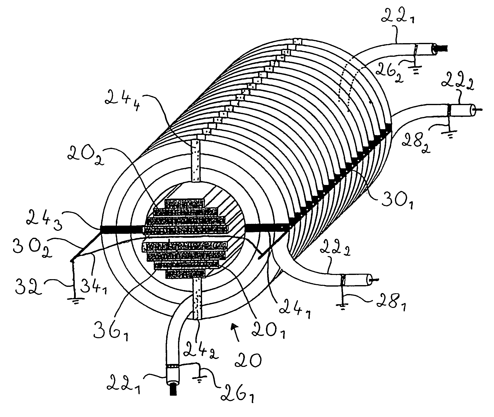 Power transformer/inductor