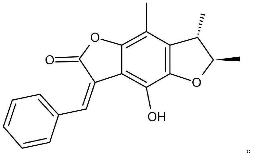 Application of benzodifuranone compound in treatment of intractable epilepsy