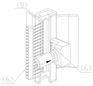 Automobile battery liquid cooling plate with three-way joint, and processing technology thereof