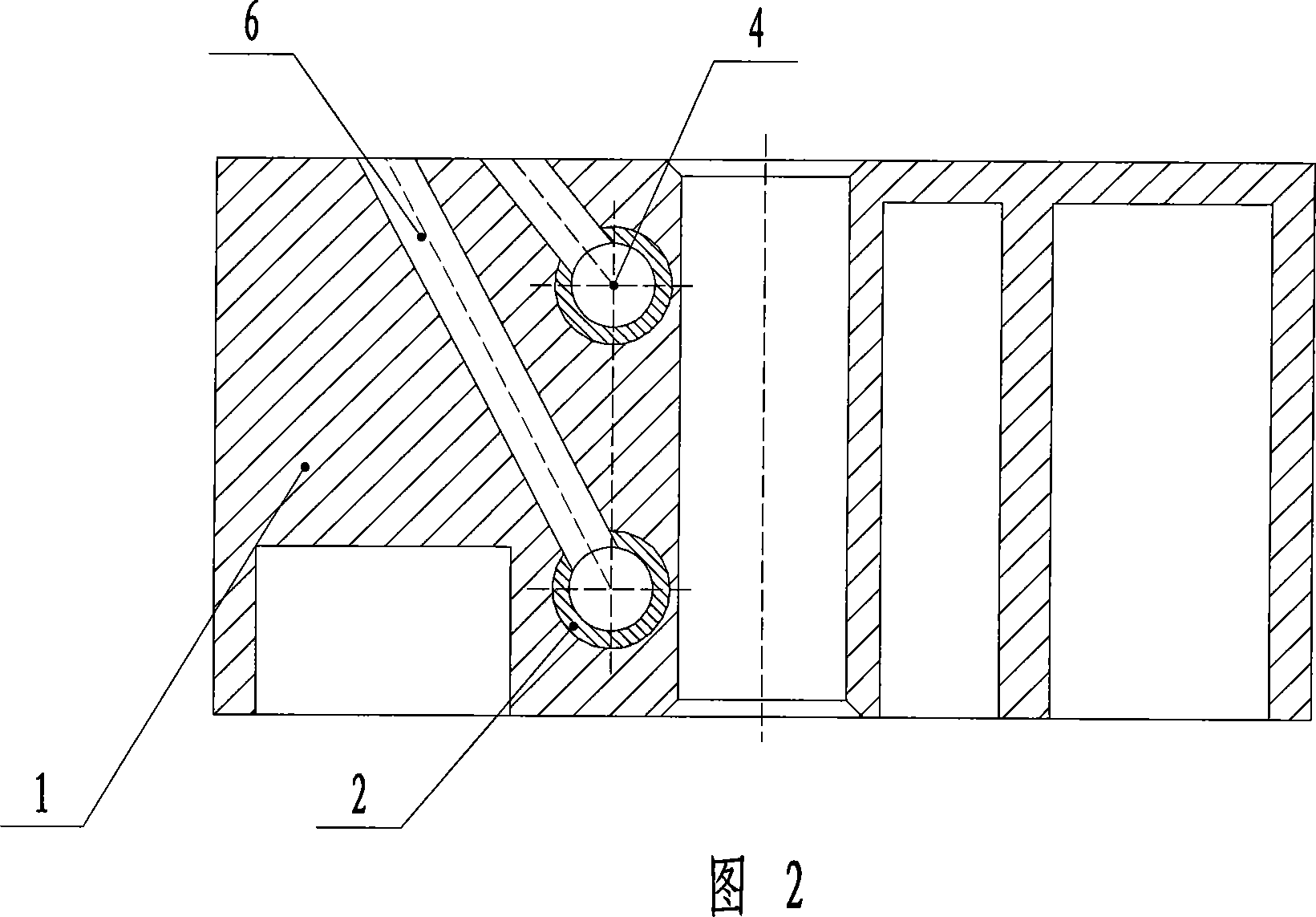 Offset air current powder needle split charging head device