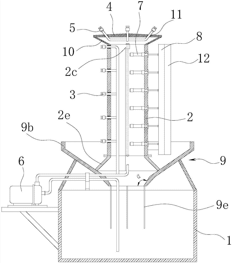 Glaze spraying device for production of ceramic products