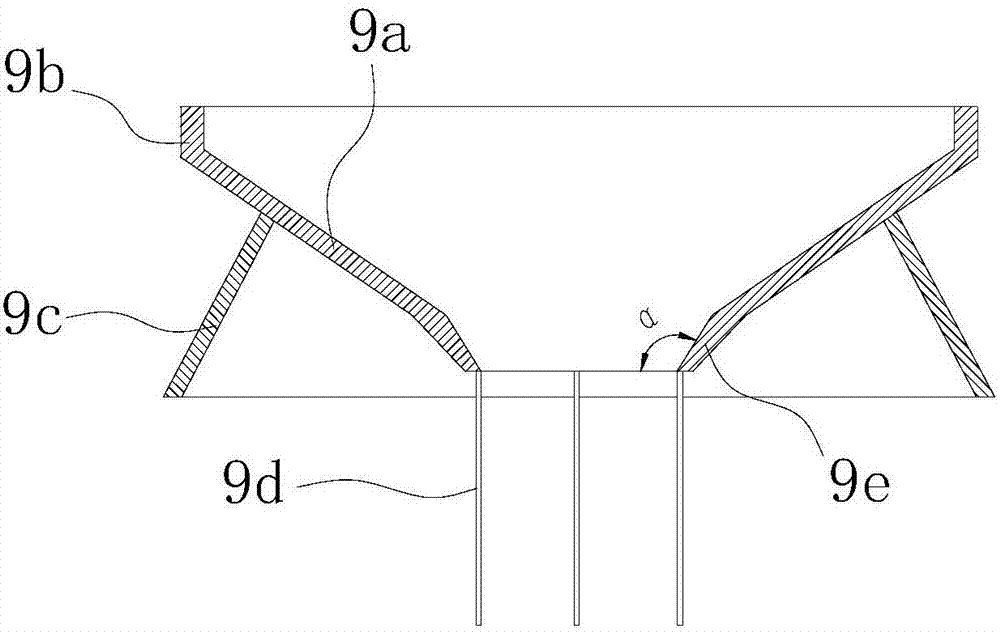 Glaze spraying device for production of ceramic products