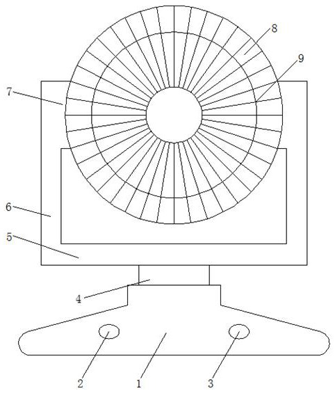 Essential oil electric heating device capable of rotating in multiple directions, preventing objects from falling and continuously heating