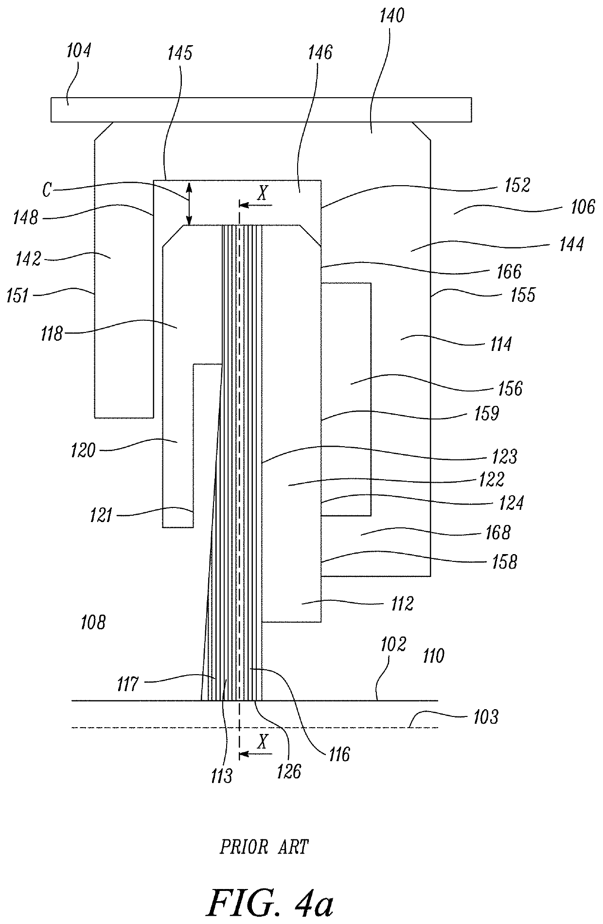 Radially displaceable brush seal