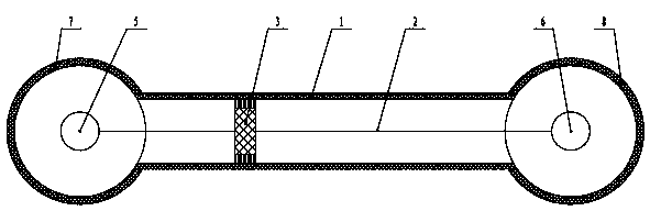 Aeration system capable of being cleaned on line