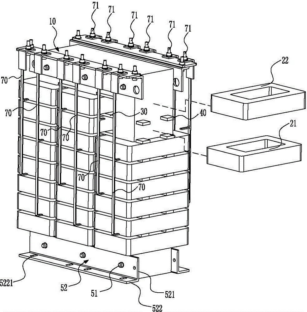 Pancake coil wound three-phase transformer