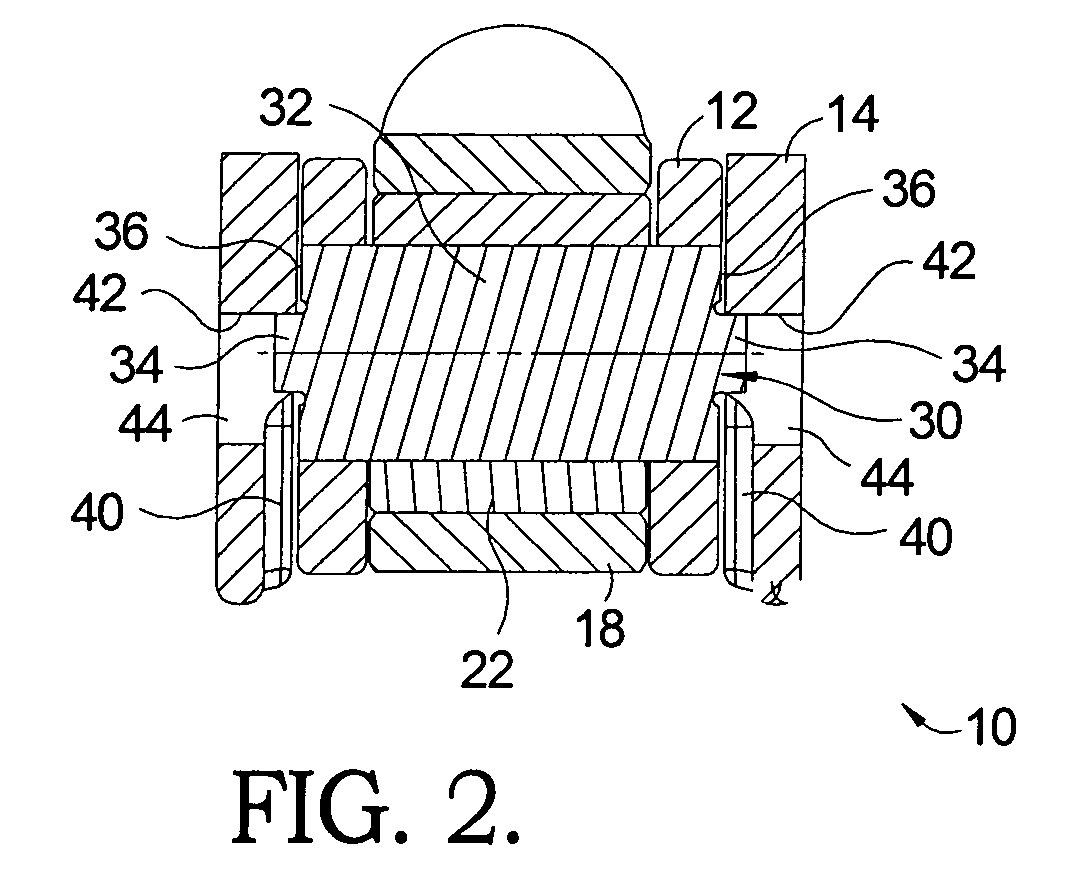 Inner arm stop for a switchable rocker arm