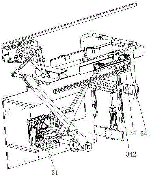 Material conveying method for prefabricated bag packing machine