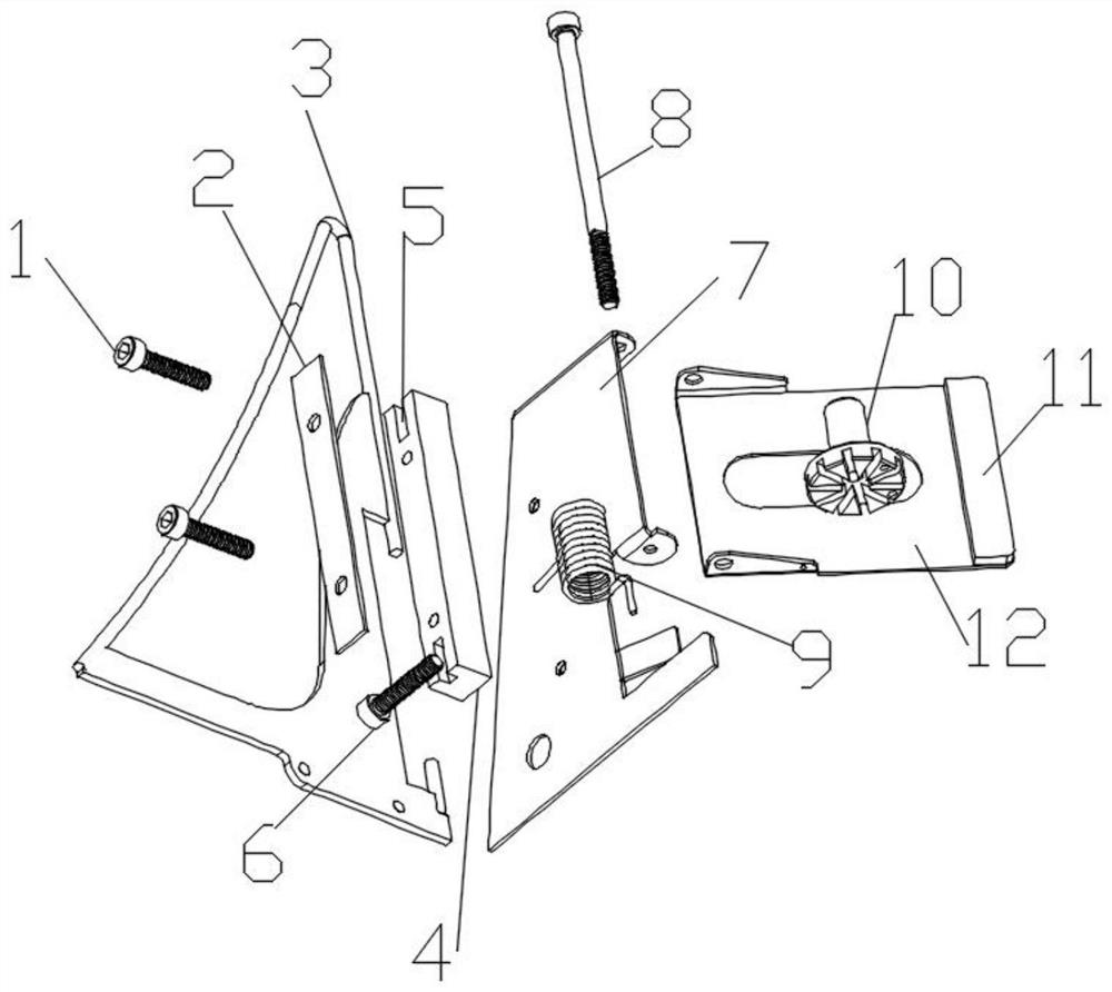 A flying shuttle front sail assembly