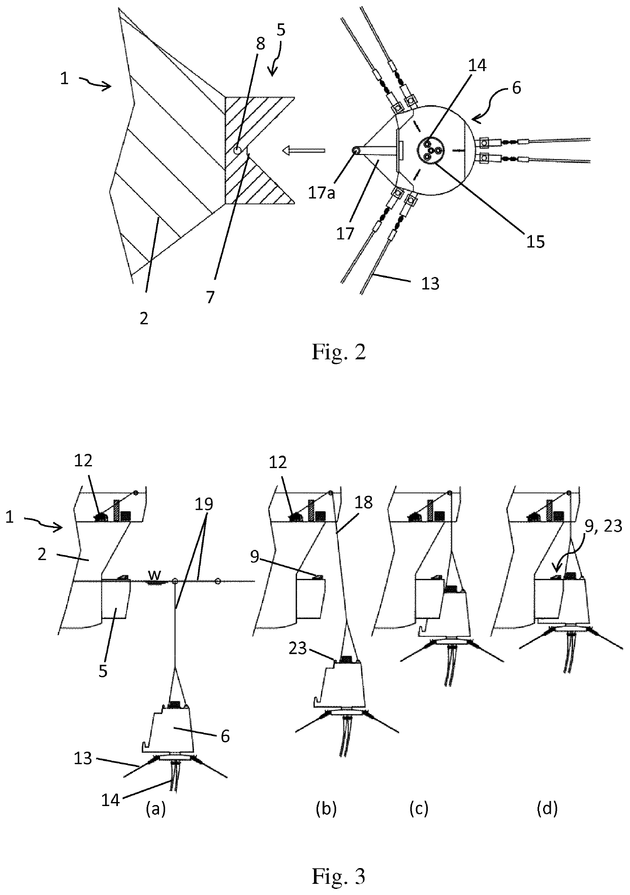 Disconnectable bow turret