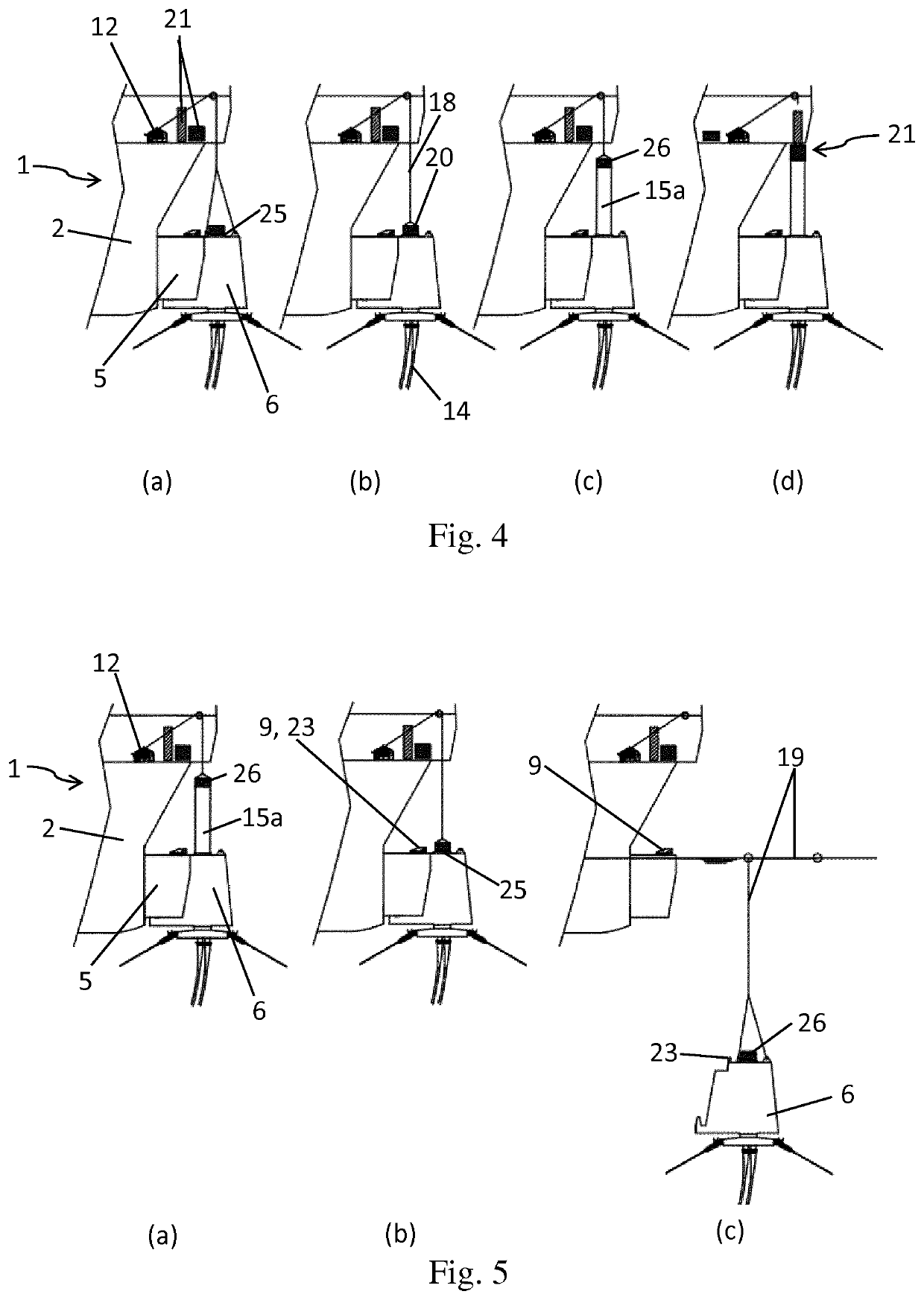 Disconnectable bow turret