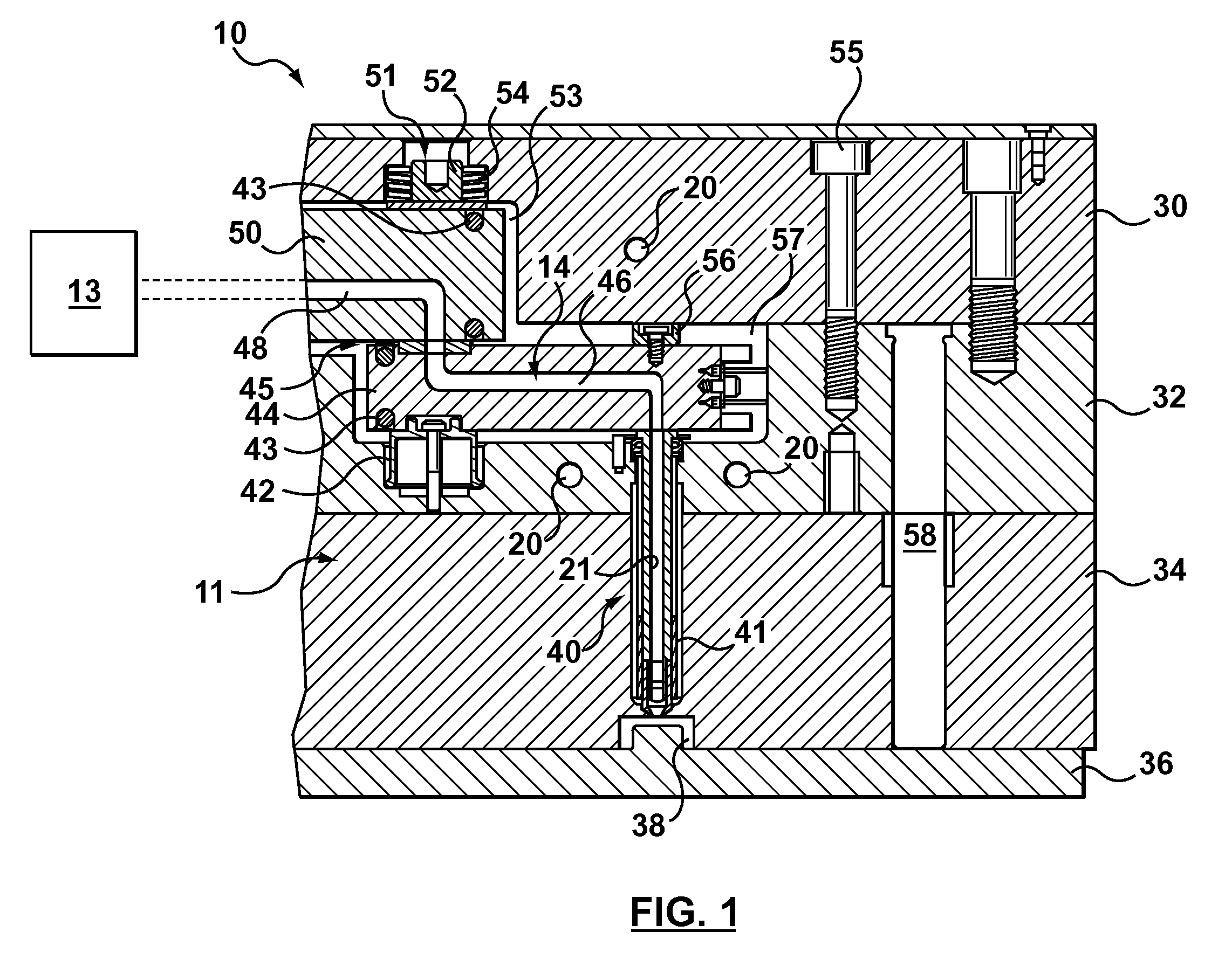 Injection Molding Nozzle Assembly with Composite Nozzle Tip