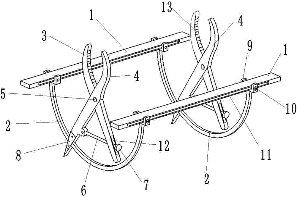 Long bone cutting device